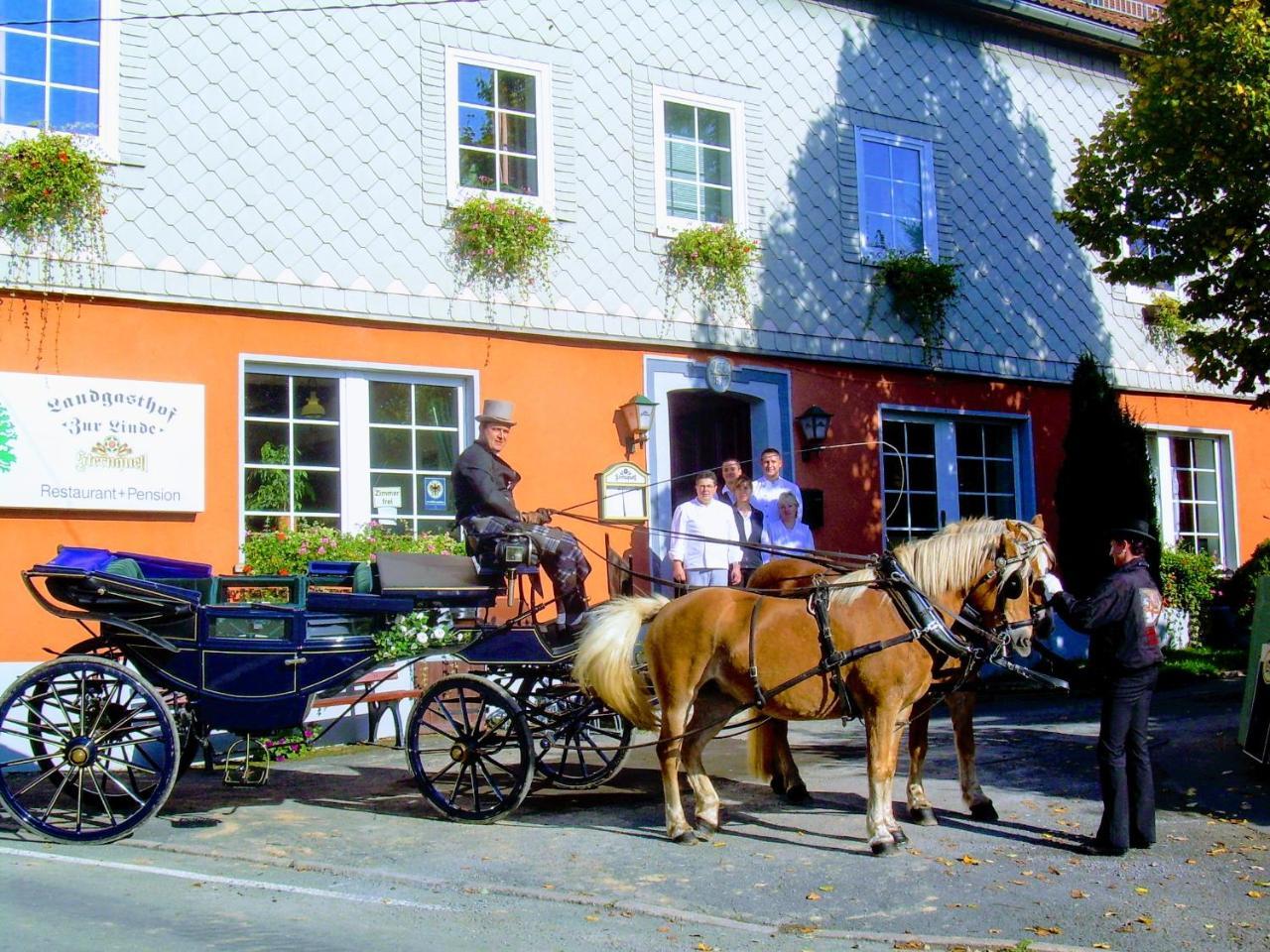 Landgasthof "Zur Linde" Dreba 外观 照片